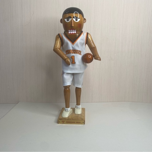 Sterling Camille Other - 2002 Tennessee Vols Basketball Collectible Nutcracker Solid Wood 270/500 (FLAW)